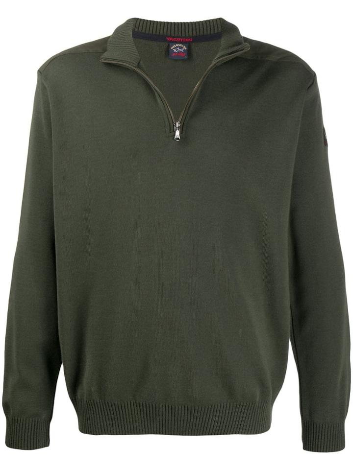 Paul & Shark Half-zip Sweater - Green