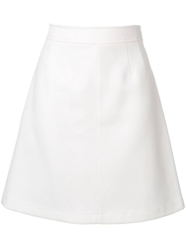 Red Valentino High Waist Skirt - White