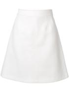 Red Valentino High Waist Skirt - White