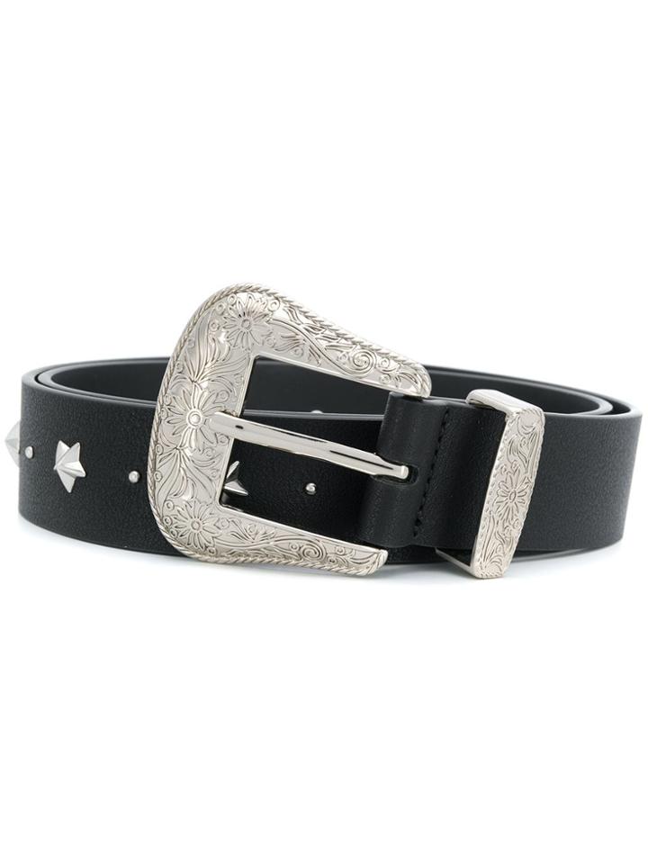 Liu Jo Engraved Buckle Belt Bag - Black