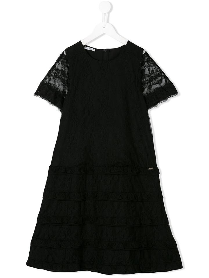 John Galliano Kids Lace Dress, Girl's, Size: 16 Yrs, Black