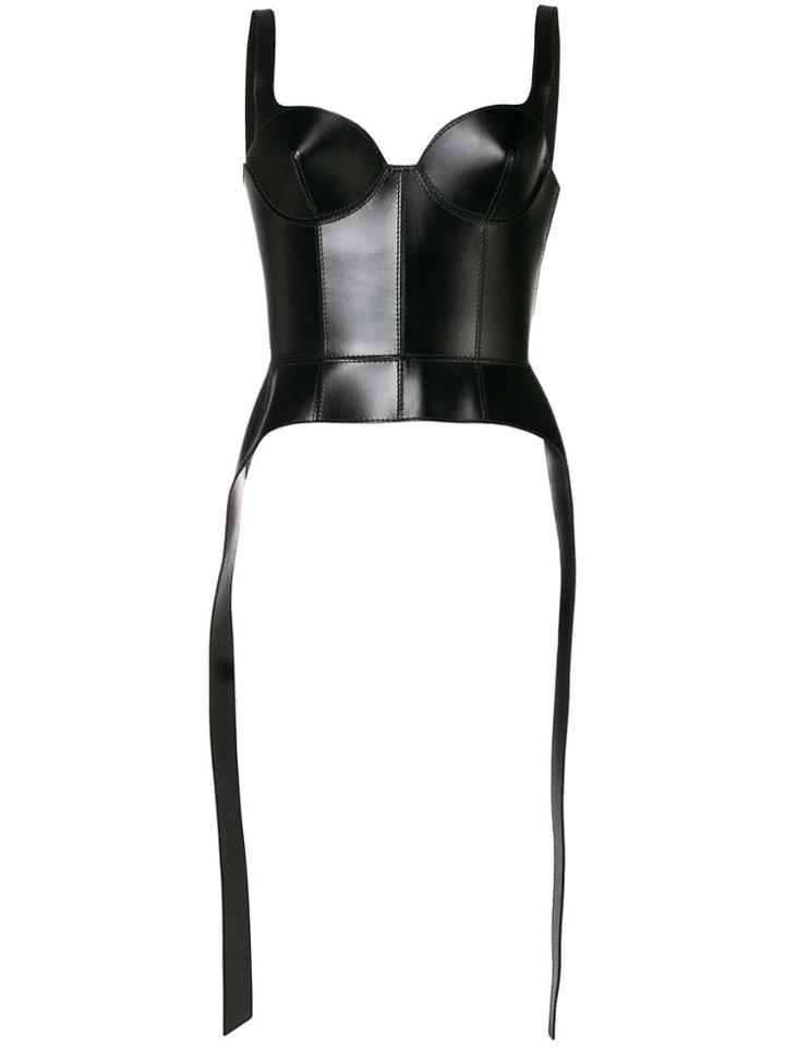 Alexander Mcqueen Bustier Top - Black