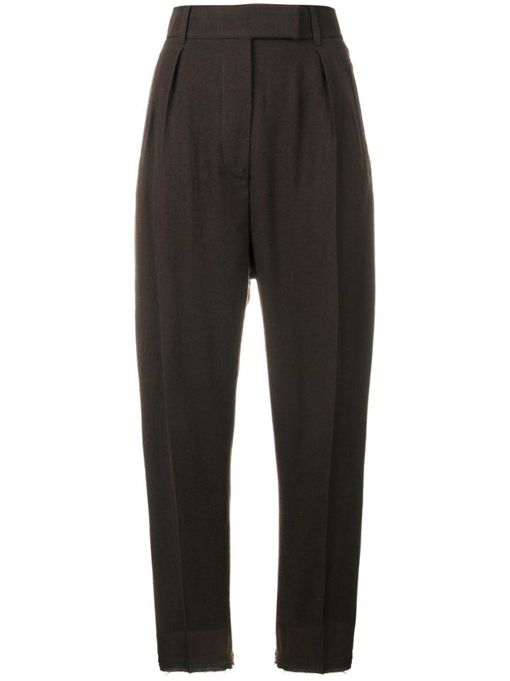 Haider Ackermann High-waist Pants - Brown