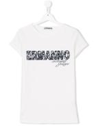 Ermanno Scervino Junior Teen Logo Print T-shirt - White