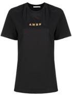 Amen Embroidered Logo T-shirt - Black