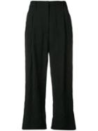 3.1 Phillip Lim Cropped Straight Tailored Pant - Black