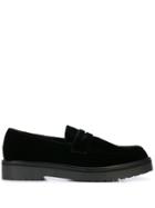 Saturdays Nyc Idris Velvet Loafers - Black