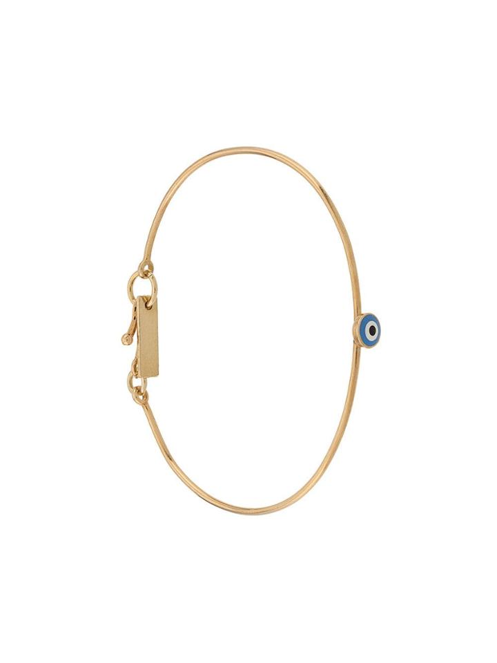 Isabel Marant Enamelled Eye Bracelet - Gold