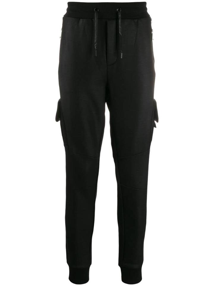 John Richmond Elasticated Waist Trousers - Black