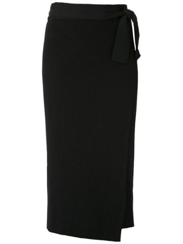 Magrella Pareo Wrap Skirt - Black