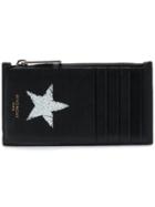 Givenchy Star Print Card Holder - Black