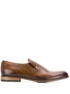 Pantanetti Slip-on Derby Shoes - Brown
