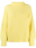 Equipment Slub Knit Jumper - Yellow