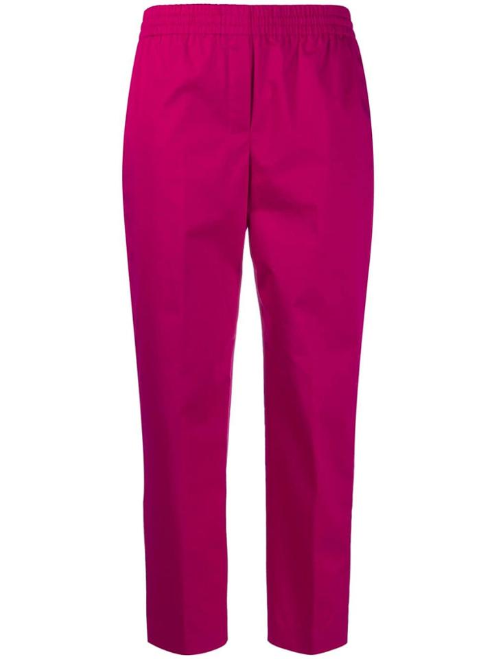 Theory Slim Cropped Trousers - Pink