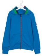Ai Riders On The Storm Kids - Teen Patched Hoodie - Kids - Cotton - 16 Yrs, Boy's, Blue