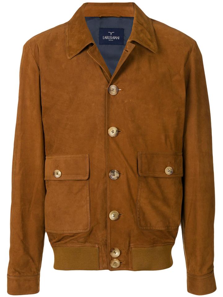 Larusmiani Buttoned Jacket - Brown