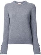 Michael Kors Collection Cashmere Crew Neck Jumper - Grey