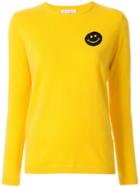 Bella Freud Happy Smile Print Jumper - Yellow