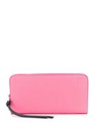 Loewe Embossed Logo Zip Around Wallet - Pink