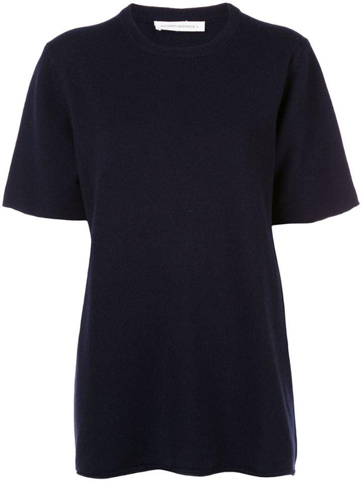 Extreme Cashmere Round Neck Top - Blue