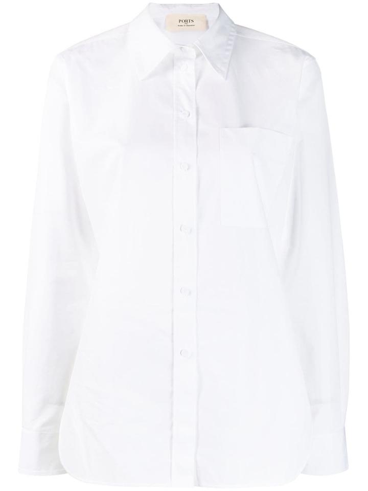 Ports 1961 Classic Chest Pocket Shirt - White