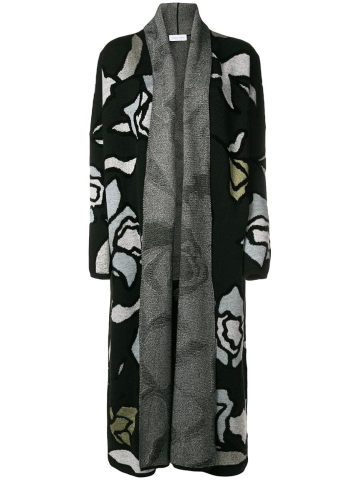 Christian Wijnants Kavia Knitted Longline Coat - Black