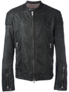 S.w.o.r.d 6.6.44 'stone' Jacket, Men's, Size: 54, Black, Lamb Skin/cotton/polyester