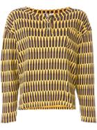 Stephen Sprouse Vintage Bullet Print Blouse - Yellow & Orange