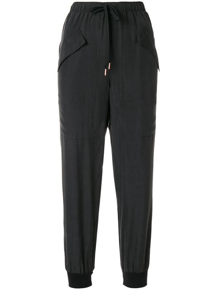 See By Chloé Cropped Jogging Bottoms - Black