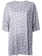Theatre Products Polka Dots T-shirt, Women's, Grey, Rayon/cotton