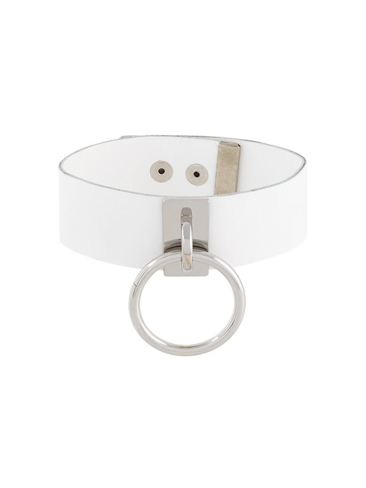 Manokhi Ring Choker - White