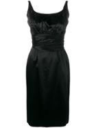 A.n.g.e.l.o. Vintage Cult 1960's Draped Dress - Black