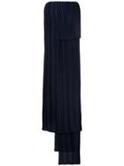 Dion Lee Pleated Layered Dress - Blue