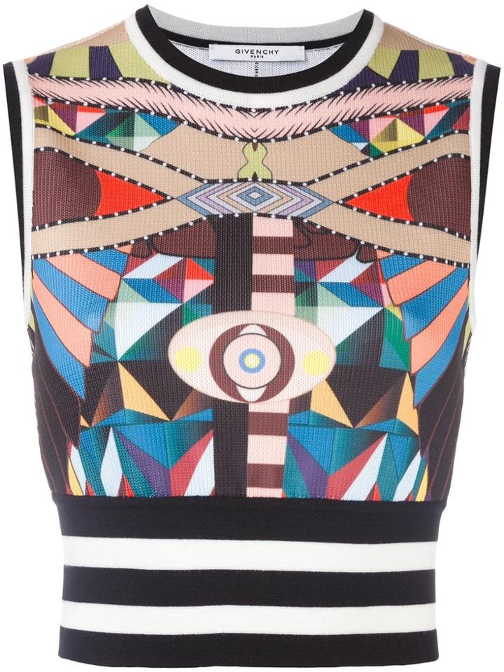 Givenchy 'crazy Cleopatra' Knitted Top - Multicolour