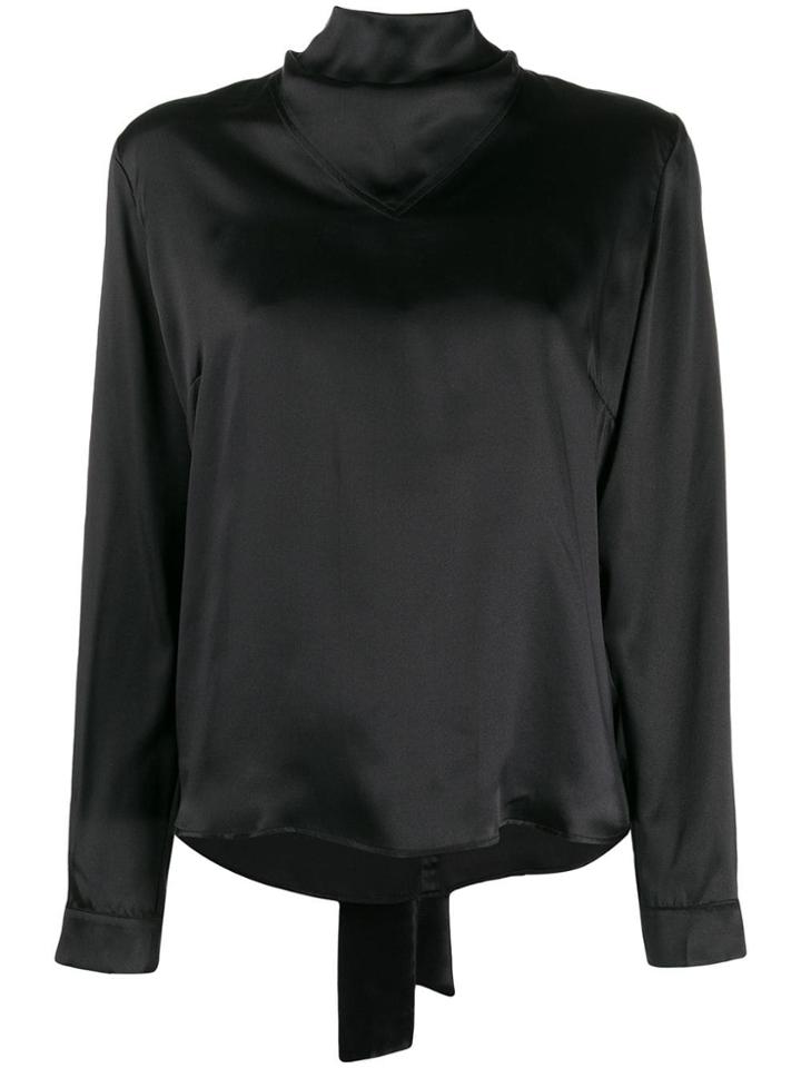 Le Kasha Kizil Bow-fastened Blouse - Black