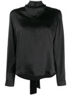 Le Kasha Kizil Bow-fastened Blouse - Black