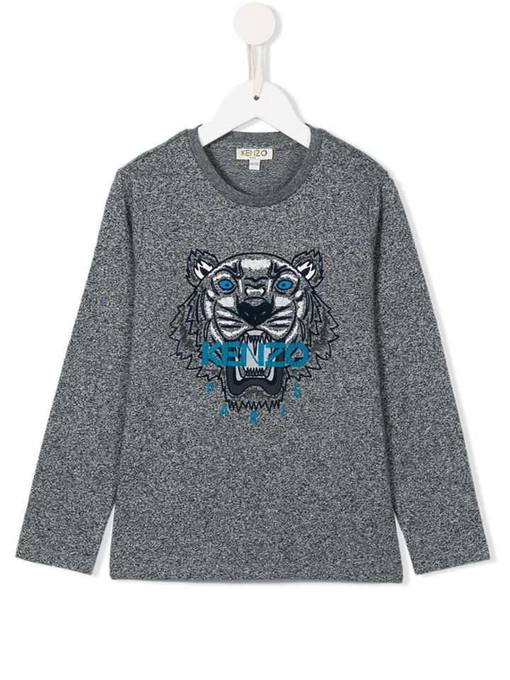 Kenzo Kids 'tiger' T-shirt, Boy's, Size: 10 Yrs, Grey