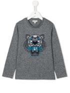 Kenzo Kids 'tiger' T-shirt, Boy's, Size: 10 Yrs, Grey