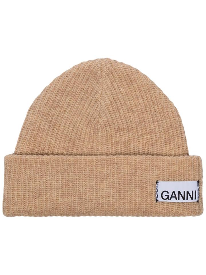 Ganni Gnni Knt Ht - Neutrals