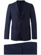 Prada Two Button Blazer, Men's, Size: 48, Blue, Cupro/wool