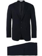 Boglioli Formal Two-piece Suit, Men's, Size: 48, Blue, Virgin Wool/spandex/elastane/acetate/cupro