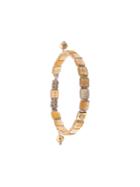 Shamballa Jewels 18kt Yellow Gold Pearl Lock Diamond Bracelet