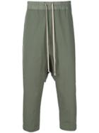 Rick Owens Dropped Crotch Trousers - Green