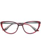 Robert La Roche Fragile Glasses - Red