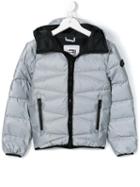 Masked Padded Jacket, Boy's, Size: 10 Yrs, Grey, Ai Riders On The Storm Kids