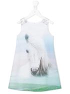 Anne Kurris Paper Pony Dress, Girl's, Size: 6 Yrs, White