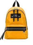 Marc Jacobs The Medium Logo Patch Backpack - Yellow