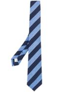 Tagliatore Diagonal Stripe Tie - Blue