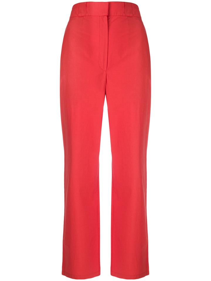 Aalto High Waist Trousers - Red