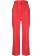 Aalto High Waist Trousers - Red